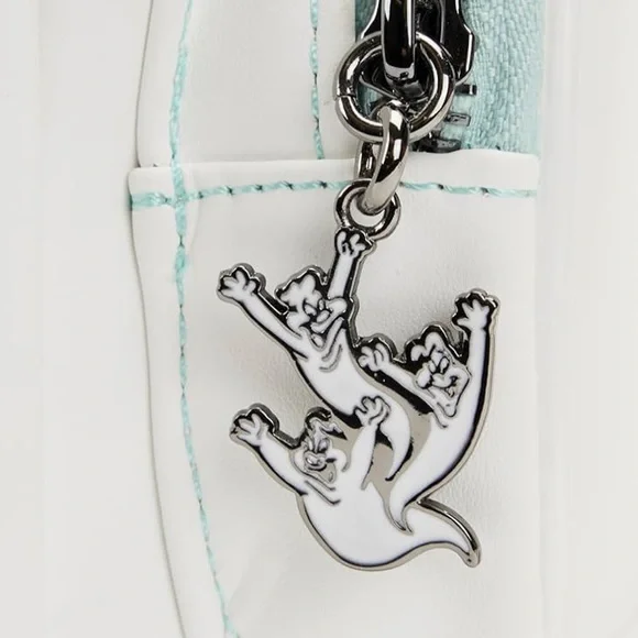 NWT Loungefly Casper Friendly Ghosty Glow In Dark Faux Leather Mini Back Pack - Picture 8 of 12